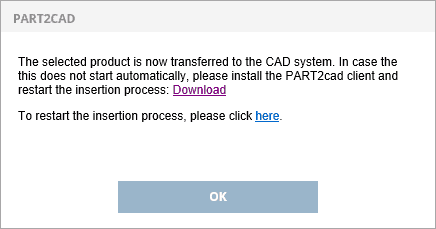 PART2CAD CAD Model Direct Insert 